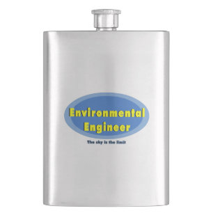 Cantil Oval Azul do Engenheiro Ambiental