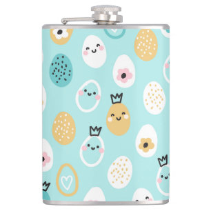 Cantil Ovos de Páscoa Lindos Padrão Ovos Pastel Kawaii