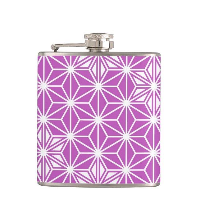 Cantil Padrão Asanoha japonês - orquídea (Frente)
