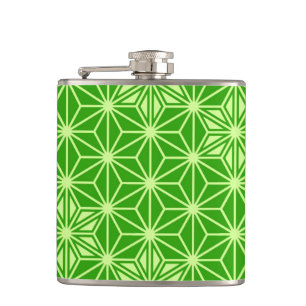 Cantil Padrão Asanoha japonês - verde lima