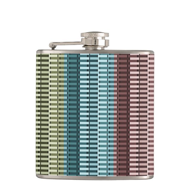 Cantil Padrão Chic Moderno Na moda Verde Amarelo Verde Az (Frente)