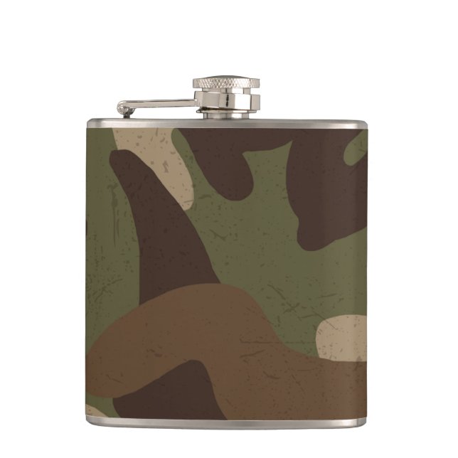 Cantil Padrão Clássico de Camuflagem Militar (Frente)