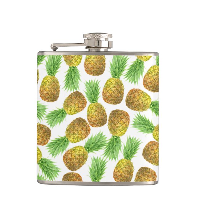 Cantil Padrão de aquarela de abacaxi (Frente)