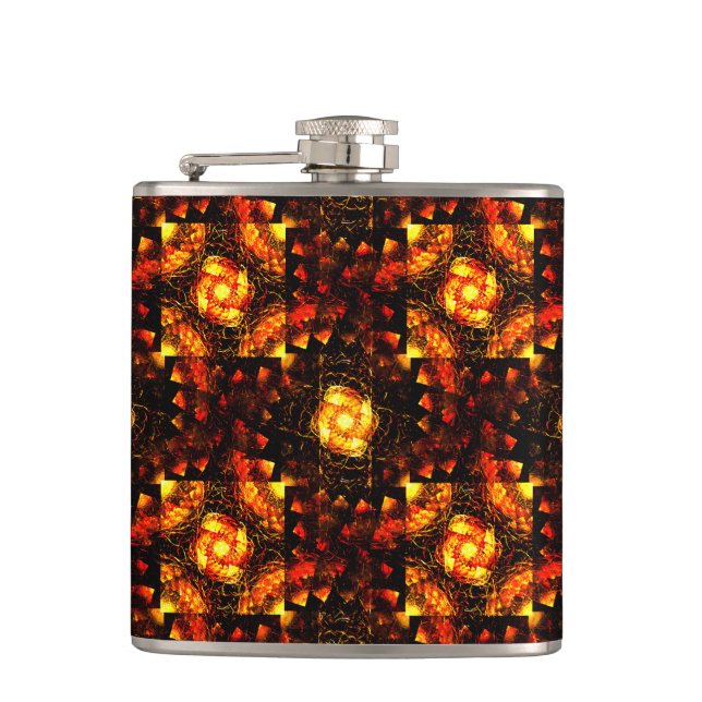 Cantil Padrão de Arte Abstrata Boho Moderno Elegante Dour (Frente)