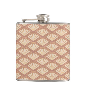 Cantil Padrão de estilo Art Deco na cor rosa