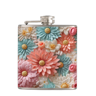 Cantil Padrão de Flor de Pastel