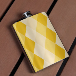 Cantil Padrão de Forma Rhombus de Sombra Amarela