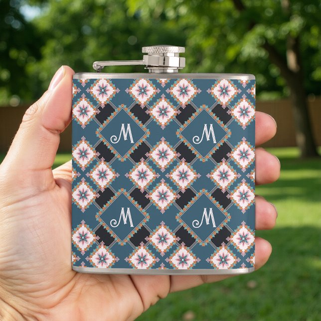 Cantil Padrão de Monograma Geométrico Moderno (Criador carregado)