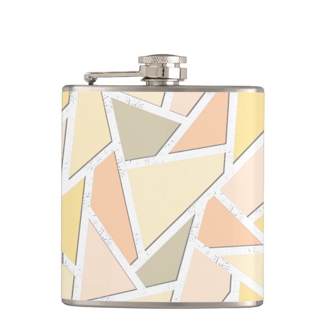 Cantil Padrão de mosaico amarelo limão (Frente)