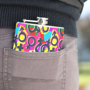 Cantil Padrão de Neon de Gênero Orgulho gay