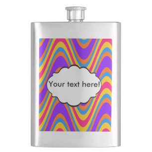 Cantil Padrão de ondas coloridas