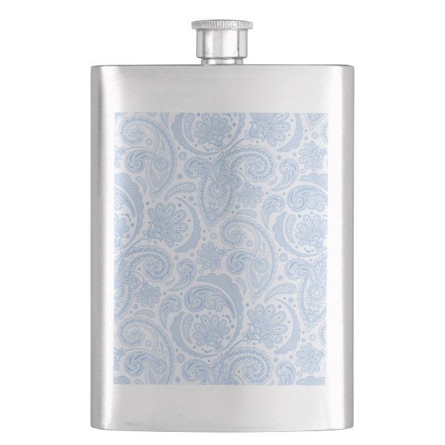 Cantil Padrão de paisley branco-claro (Frente)