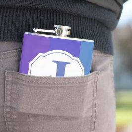 Cantil Padrão de Paleta Azul Moderno