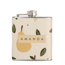 Padrão de pera branca personalizado