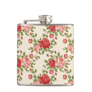 Cantil Padrão de Rosas Vintage Shabby Chic