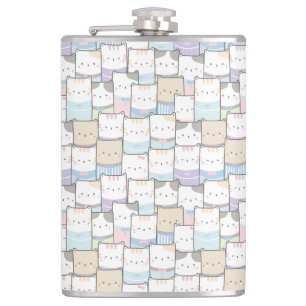 Cantil Padrão de rosto de Kitten Doodle