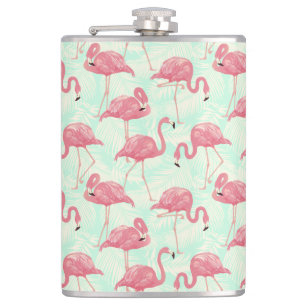 Cantil Padrão Flamingo Pink Elegante de Chic