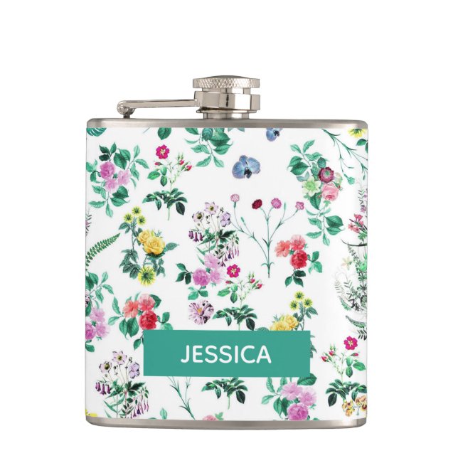 Cantil Padrão Floral Light Primavera Personalizado (Frente)