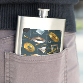 Cantil Padrão Geométrico 3D