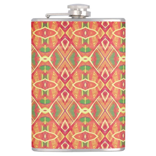 Cantil Padrão laranja e verde (Frente)