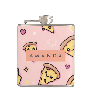 Cantil Padrão Personalizado de pizza divertida Kawaii