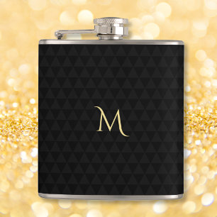 Cantil Padrão preto Dourado personalizado