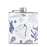 Padrão sem costura com conchas marinhas