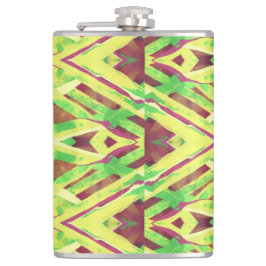 Cantil Padrão verde e castanho