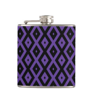 Cantil Padrão violeta e diamante preto