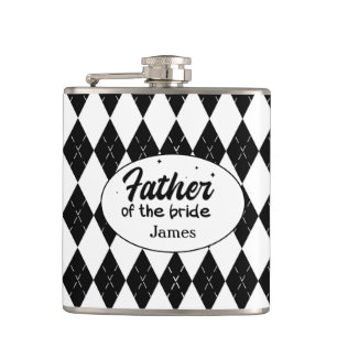 Cantil Padre Personalizado da Noiva Flask