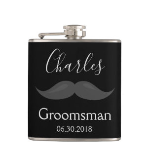 Cantil Padrinho de casamento Wedding Favor Mustache