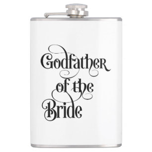 Cantil Padrinho do Bride Flask