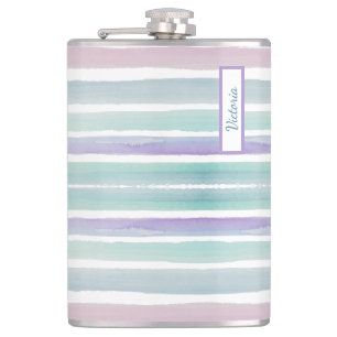 Cantil Padrões Cons - Riscas Coloridas Cor-de-Rosa Azul