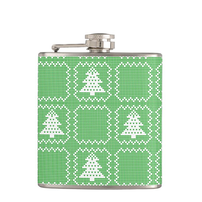 Cantil Padrões de suéter feio da árvore de Natal Cozy (Frente)
