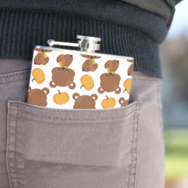 Cantil Padrões De Ursos, Ursos Bonitos, Queda, Abóboras