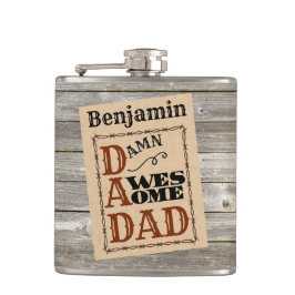 Cantil Pai Incrível Western Themed Custom Name