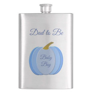 Cantil Pai personalizado de abóbora de bebezinho azul bon
