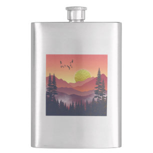 Cantil Paisagem das Montanhas Crimson