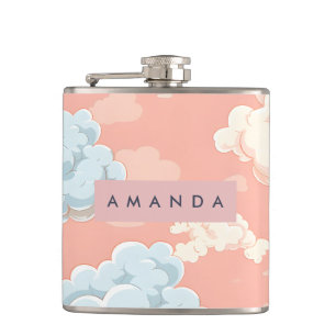 Cantil Paisagem de Sonhos Personalizada de Nuvens Pastéis