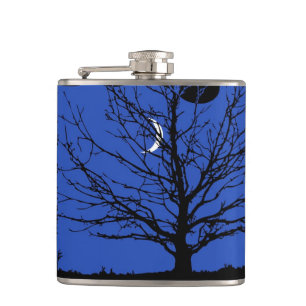 Cantil Paisagem lunar de Cobalto azul e preto