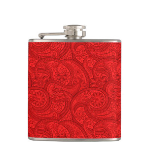 Cantil Paisley Vermelho