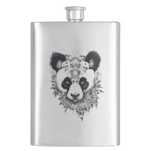 Cantil Panda Bear Selvagem Natureza Animal Ilustração Art