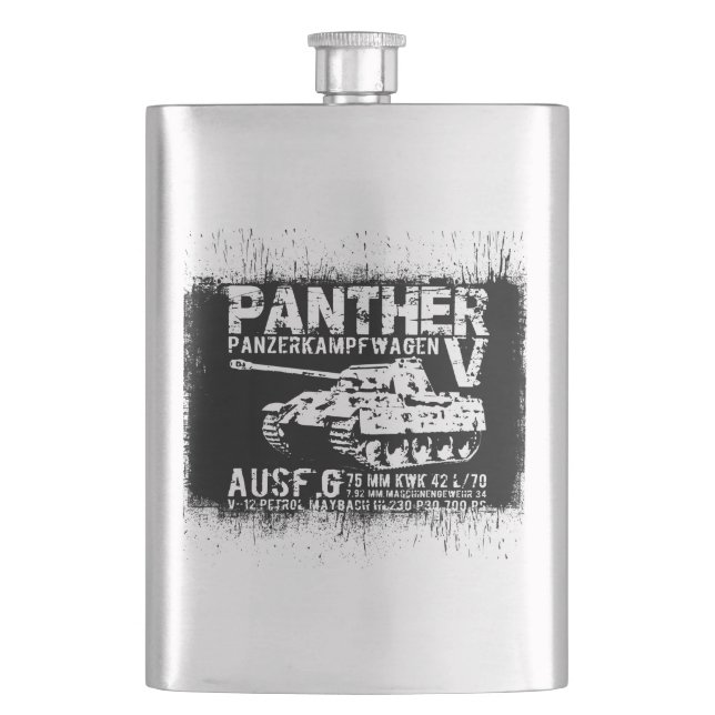 Cantil Panther Tank Classic Flask (Frente)