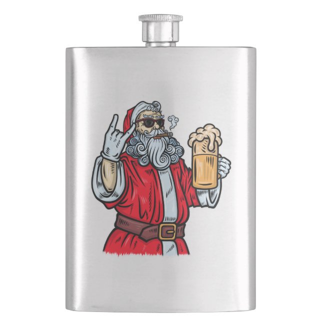 Cantil Papai Noel Mau, Rocha, Cerveja e Charuto (Frente)