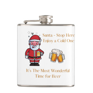 Cantil Papai Noel - Pare Aqui, Aproveite uma Gelada em