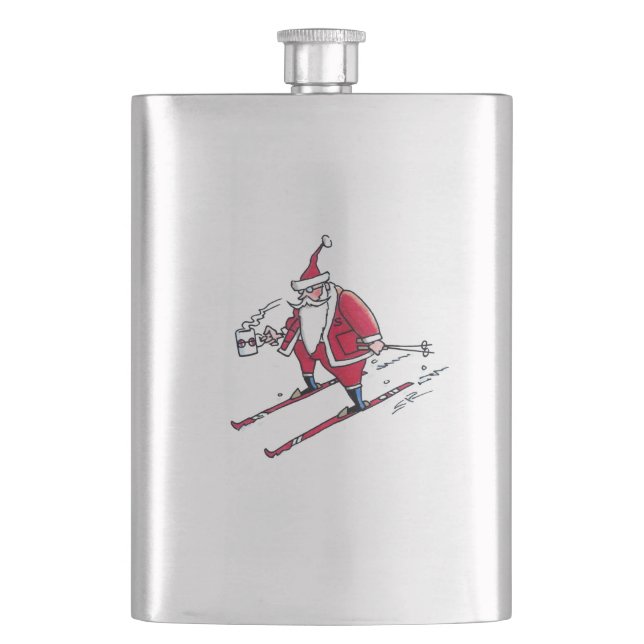 Cantil Papais noeis Balão de aço inoxidável de esqui (Frente)