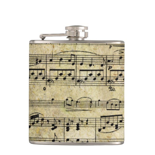 Cantil Papel de parede da folha de música do Victorian (Frente)