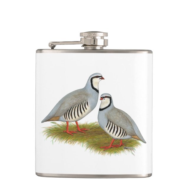 Cantil Par de Chukar Partridge (Frente)