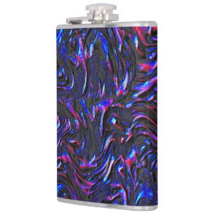 Cantil Parece azul e cor-de-rosa texturizado na parede