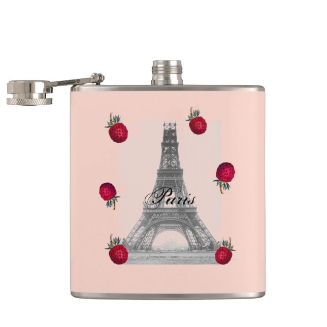 Cantil Paris – La Tour Eiffel pastel Eifelturm Strawberry (Aberto)